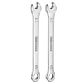 thumbnail image 1 of Uxcell 2pcs Thin Combination Wrench 4.5mm with 6-Point Ended & 15° Angled Open End, 1 of 7