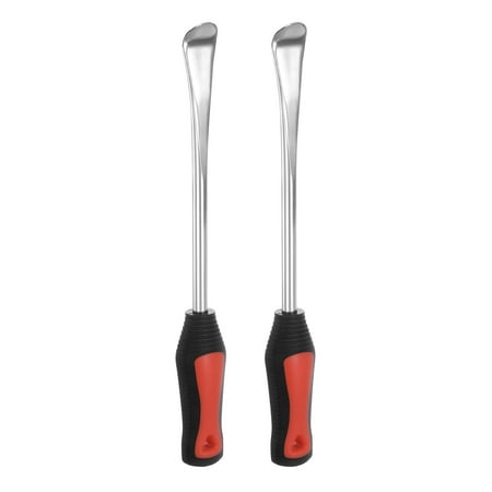 Uxcell 2pcs Tire Spoon Lever 11 Inch Car Bike Tire Changing Spoons with Non-slip Handle