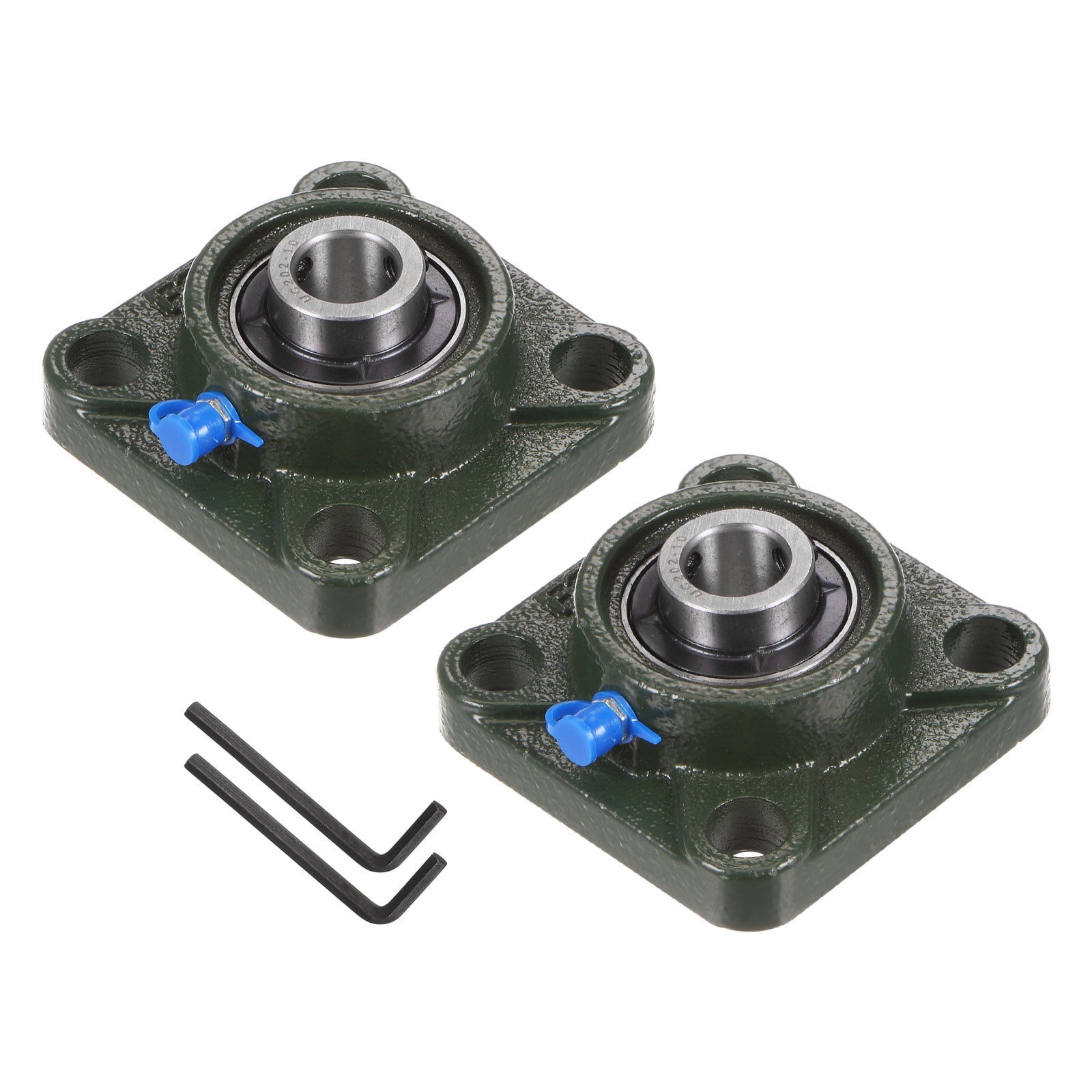 Cuscinetto Flangia 4 Fori 5/8 2 Unità Cuscinetto Montate Su Blocco - Foto 11