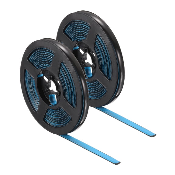 Uxcell 2pcs Wall Corner Protector Molding Trim 0.32" 20ft Caulk Strip, Bright Black