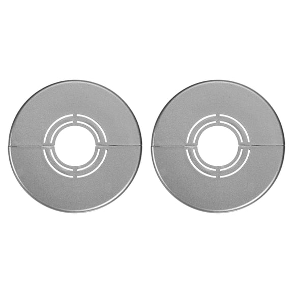 Uxcell 2pcs Wall Split Flange 0.98" Plastic Round Split Flange Pipe Cover, Gray