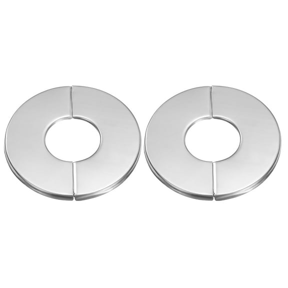 Uxcell 2pcs Wall Split Flange 1.02" Stainless Steel Self Adhesive Wall Hole Cover