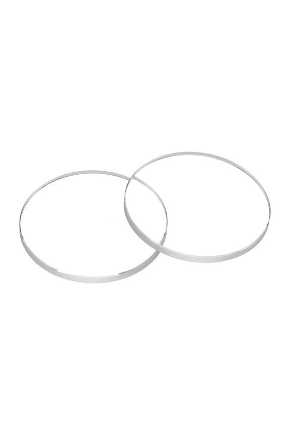 2pcs Watch Crystal Glass Lens 18mm Dia 1.0mm Beveled Edge Flat Round Ultra-Clear Glass Watch Face Crystals Len Dial Mirror