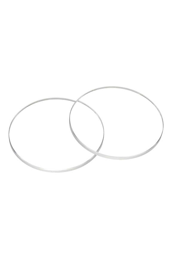 2pcs Watch Crystal Glass Lens 23.5mm Dia 1.0mm Beveled Edge Flat Round Ultra-Clear Glass Watch Face Crystals Len Dial Mirror