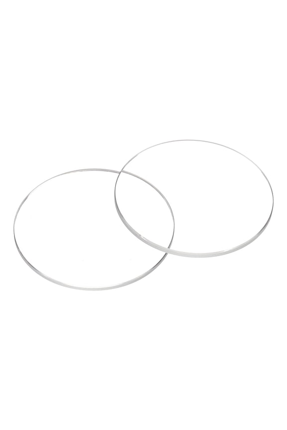 2pcs Watch Crystal Glass Lens 30.5mm Dia 1.0mm Beveled Edge Flat Round Ultra-Clear Glass Watch Face Crystals Len Dial Mirror