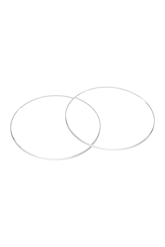 2pcs Watch Crystal Glass Lens 35.5mm Dia 1.0mm Beveled Edge Flat Round Ultra-Clear Glass Watch Face Crystals Len Dial Mirror