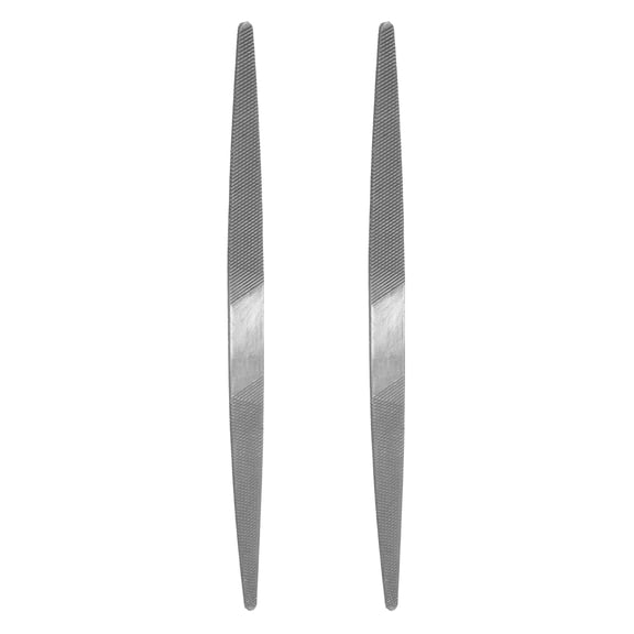 Uxcell 2pcs Wood Rasp File 11.8 x 200 mm Multifunctional Tapered Flat Hand Rasp File for Grinding Polishing Engraving Metal Glass Wood Stone