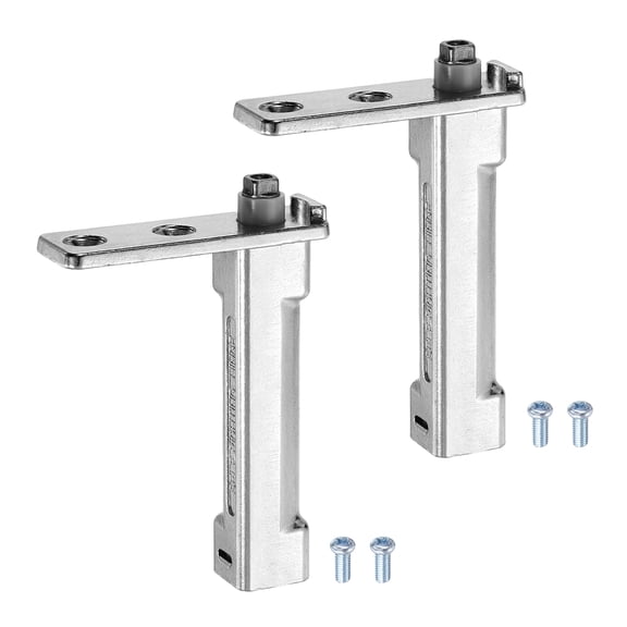 Uxcell 2pcs Zinc Alloy Freezer Door Hinges Replacement, Cooler Fridge Door Hinges with Precise Positioning for Refrigerator Freezer Doors Swivels Part