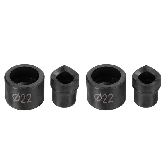 Uxcell 2set Conduit Punch and Die 22mm Steel Knockout Punch Conduit Hole Cutter Set