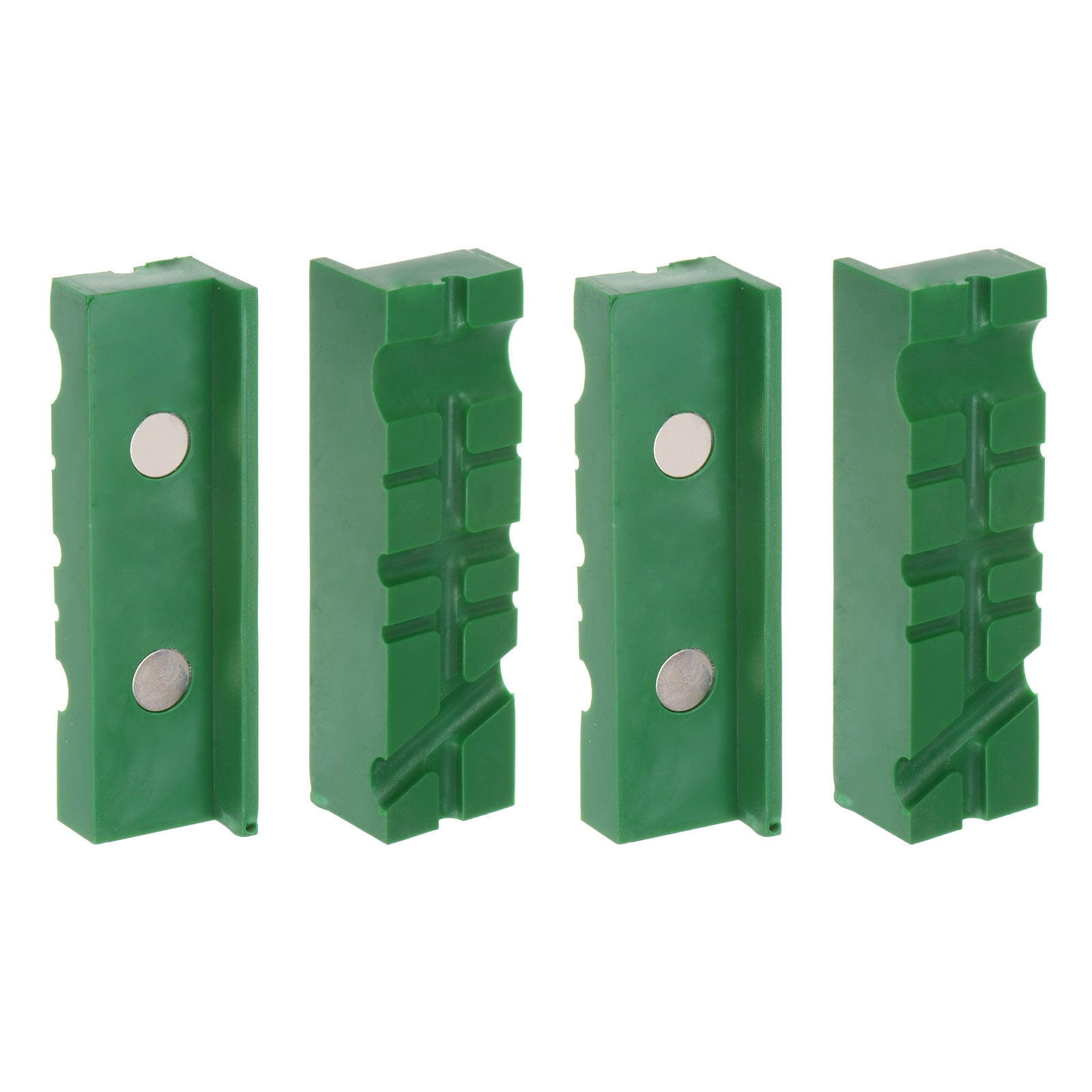 Uxcell 2set Vise Jaws 4 Inch UGrooves Soft Bench Jaw