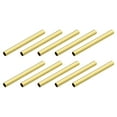 thumbnail image 1 of Uxcell 2x1.6x20mm Brass Tube Spacer Beads for DIY Crafts, Gold 100 Pack, 1 of 5
