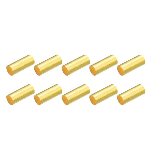 Uxcell 2x1.7x5mm Brass Tube Spacer Beads for DIY Crafts, Gold Tone 100 Pack