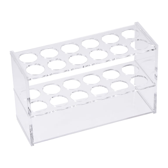 Uxcell 2x6 Wells Acrylic Test Tube Holder Rack Clear for 50ml Centrifuge Tube