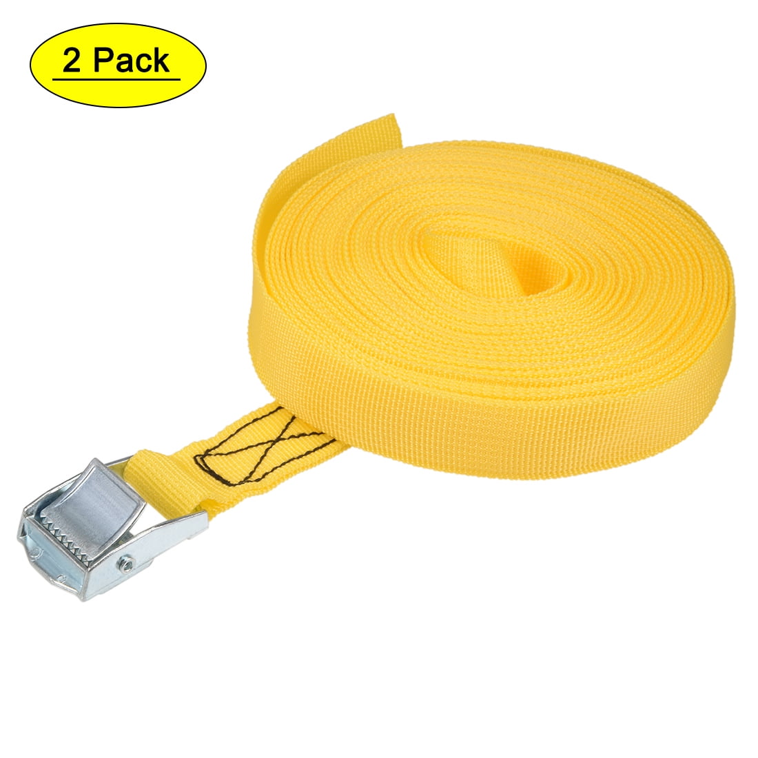 Uxcell 3.05ft Cam Buckle Tie Down Lashing Strap Up to 176.37lbs