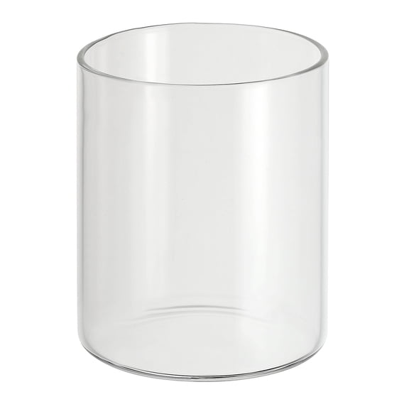 Uxcell 3.1"x2.6" Clear Glass Cylinder Vase Tabletop Flowers Vase Floating Candle Holder Vase