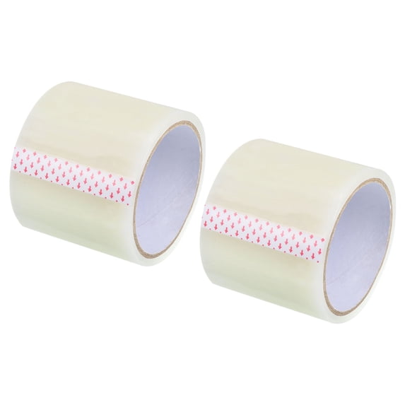 Uxcell 3.1"x33' Greenhouse Plastic 6 Mil Reinforced Tape Greenhouse Cover Repair Tape PE Film Tape Transparent 2 Roll