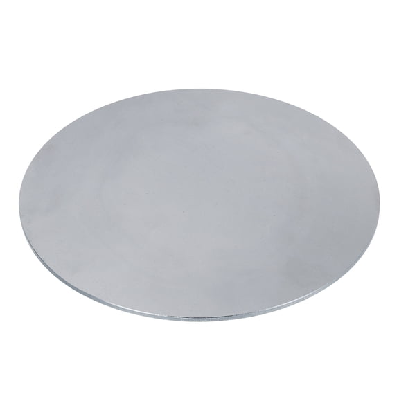 Uxcell 3/16"(4mm) x 10" Steel Plate, Black Hot Rolled A36 Steel Sheet Plate Base, Round Weldable Metal Discs for Industrial Construction Structural Support