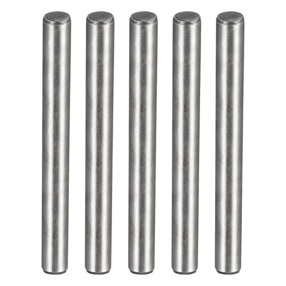Uxcell 3/16-Inch x 2-Inch Heat Treated Alloy Steel Bright Finish Dowel Pins 5 Pack