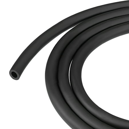 Uxcell 3/16" x 5/16" Petrol Fuel Line Hose for Machine Black 10ft