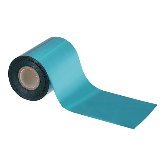 Uxcell 3.2" x 400Ft Hot Stamping Foil Paper, Heat Transfer Hot Stamping Foil Paper Roll for Leather Bronzing Machine PU Heat Transfer Anodized Gilded Paper DIY Decoration, Lake Blue