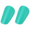 thumbnail image 1 of Uxcell 3.23 x 2.17 Inches 2 Pcs Mini Soccer Shin Guards Pads Calf Protective Green, 1 of 6