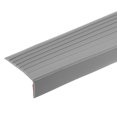 thumbnail image 1 of Uxcell 3.2Ft Stair Nosing, 3cm L Shape Staircase Step Edges Protectors, Grey, 1 of 6