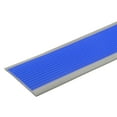 thumbnail image 1 of Uxcell 3.2Ft Stair Nosing, 6cm PVC Self Adhesive Staircase Step Edges Protectors, Blue/Grey, 1 of 6