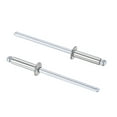 thumbnail image 1 of Uxcell 3.2mm Diameter 12mm  Length 304 Stainless Steel Blind Rivets 100 Pack, 1 of 4