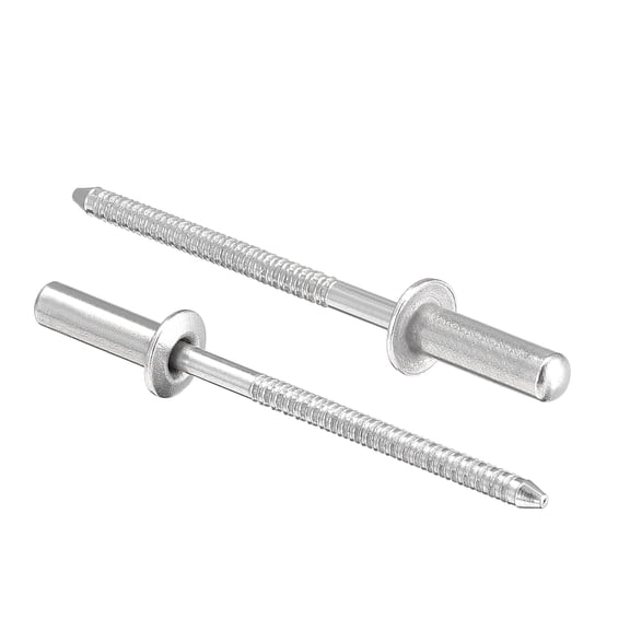 Uxcell 3.2mm x 10mm 304 Stainless Steel Blind Rivets 50 Pack