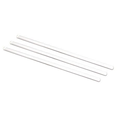 Uxcell 3.3 Borosilicate Glass Stick 11.81" Length 10mm Dia Stir Rod Round for Lab Kitchen Science 3Pcs