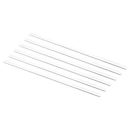 Uxcell 3.3 Borosilicate Glass Stick 11.81" Length 7mm Dia Stir Rod Round for Lab Kitchen Science 6Pcs