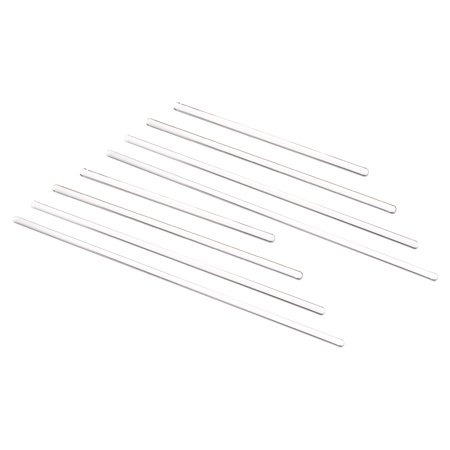 Uxcell 3.3 Borosilicate Glass Stick 5.91" 7.87" 9.84" 11.81" Length Stir Rod Round for Lab Kitchen Science 8in2 Sets