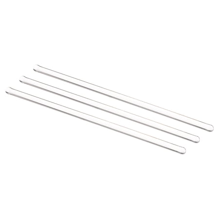 Uxcell 3.3 Borosilicate Glass Stick 5.91" Length 5mm Dia Stir Rod Round for Lab Kitchen Science 3Pcs