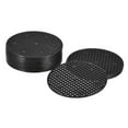 thumbnail image 1 of Uxcell 3.3" Round Flowerpot Hole Mesh Pad Grid Screen Mat Plastic Black 20pcs, 1 of 5