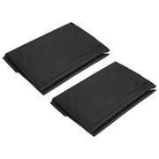 Uxcell 3.3 x 4.9ft Reusable Plant Covers Freeze Protection Floating Row Fabric Cover Black 2 Pack