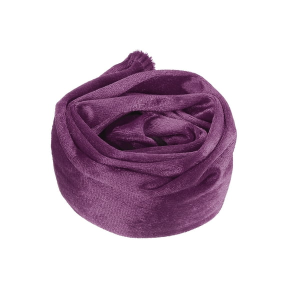 Uxcell 3.3ft Chandelier Chain Cord Cover, 1 Pcs Velvet Cloth Fabric Chain Sleeve Decorative Cord Covers for Chandelier Wires Swing Cable, Hook and Loop Fastener Style, Purple