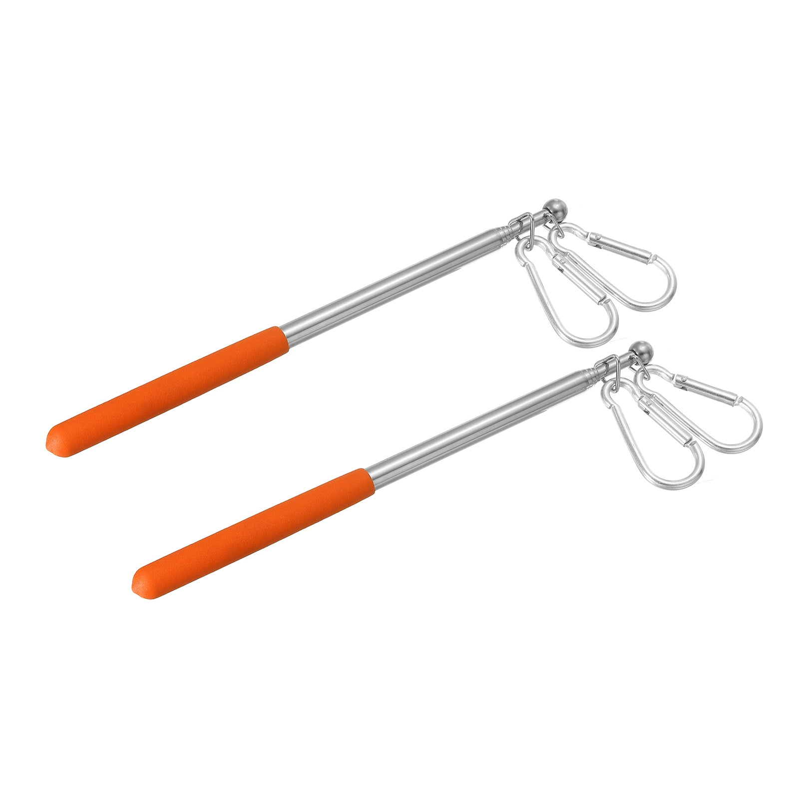 Uxcell 3.3ft Telescopic Handheld Flagpoles Tour Guide Flag Pole with ...