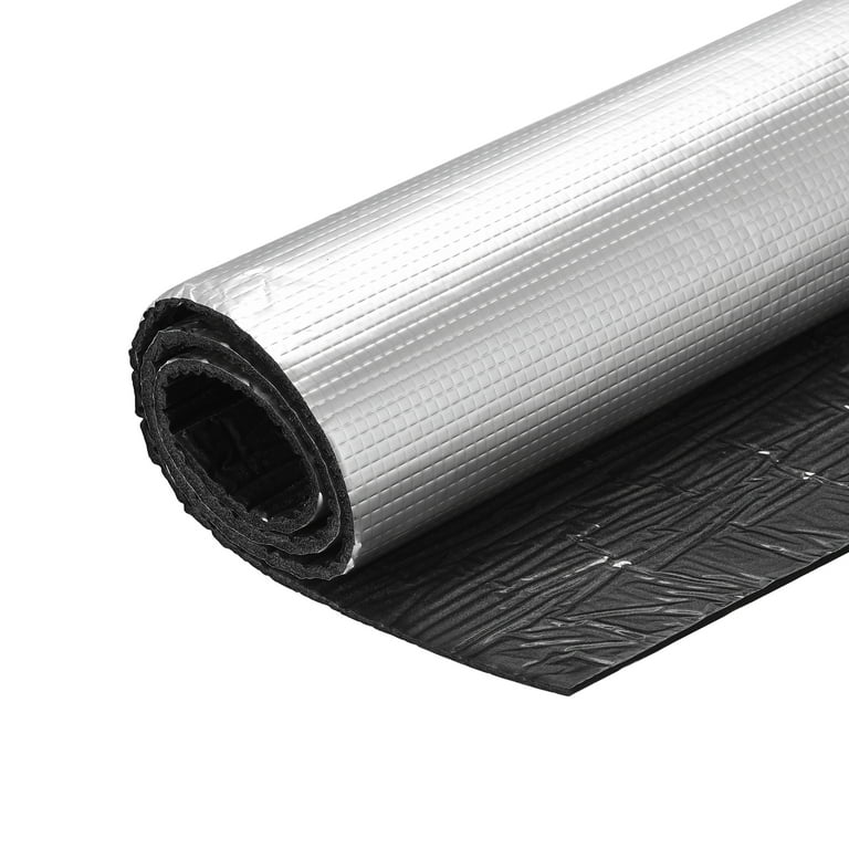 Uxcell 3.3ft x 1.64ft x 0.20'' Waterproof Fireproof Self Adhesive  Insulation Sheet Rubber Foam