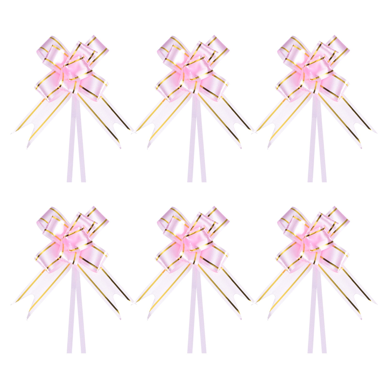 Pull Bows For Gift Wrapping, 15 Pcs 6-Inch Large Gift Bows