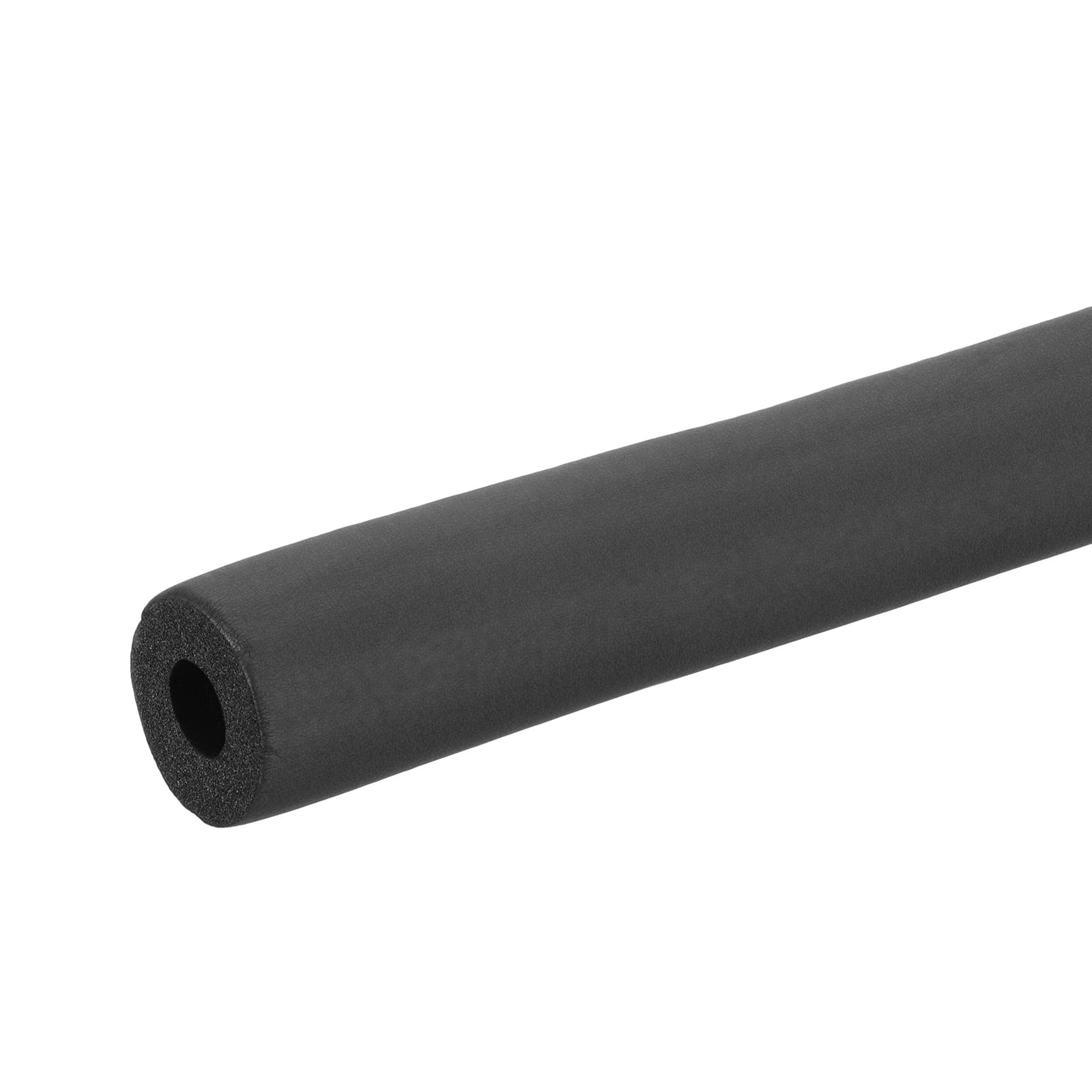 Uxcell 3/4" (19mm) ID x 3.3Ft x 0.51" Pipe Insulation Foam Tube, Pipe Cover Wrap Roll Bar Tubing for Handle Grip HVAC Air Conditioner Units, Black
