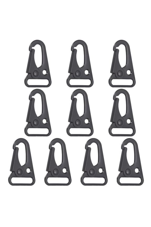 3/4" (20mm) Enlarged Mouth Clips Sling Clasp Hook, 10Pcs Heavy Duty Snap Hooks Sling Clips Metal Spring Clasps Buckle for Outdoor Bag Backpack Paracord Keychain