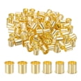 thumbnail image 1 of Uxcell 3/4" Brass Compression Fittings,100Pcs Compression Insert Tube Fitting for Connecting Air, Fuel, Water, Oil and Inert Gases Lines, 1 of 5