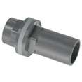 thumbnail image 1 of Uxcell ID Water Tank Pipe Fitting Straight Tube Adapter Connector, Grey 3/4" 1, 1 of 6