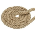 thumbnail image 1 of Uxcell 3/4 Inch 14.8 Feet Jute Rope Natural Manila Rope 4 Strand Twisted Thick Heavy Twine Rope, 1 of 5