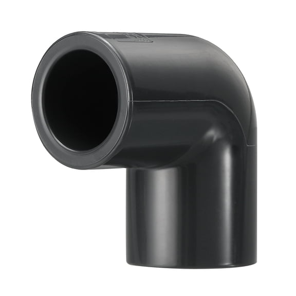 Uxcell 3/4 Inch 90 Degree PVC Elbow Pipe Fittings, 2 Way Right Angle Pipe Connector- for DIY Creations/Plumbing/Drain Pipe Socket x Socket, SCH 80-Heavy Duty & Coupling Adapter
