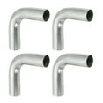 thumbnail image 1 of Uxcell 3/4 Inch OD 304 Stainless Steel Butt, 4Pack 90 Degree Elbow Pipe Fitting Bend Welding for Stair Handrail, 1 of 7