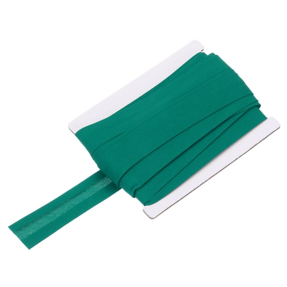 Uxcell 1Pcs Single Fold Bias Tape Cotton for Sewing 3/4 inch x 10 Yards Dark Green