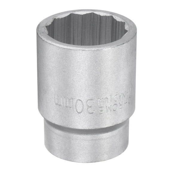 Uxcell 3/4 Inch Square Drive 12 Point 30mm Standard Impact Socket Alloy Steel