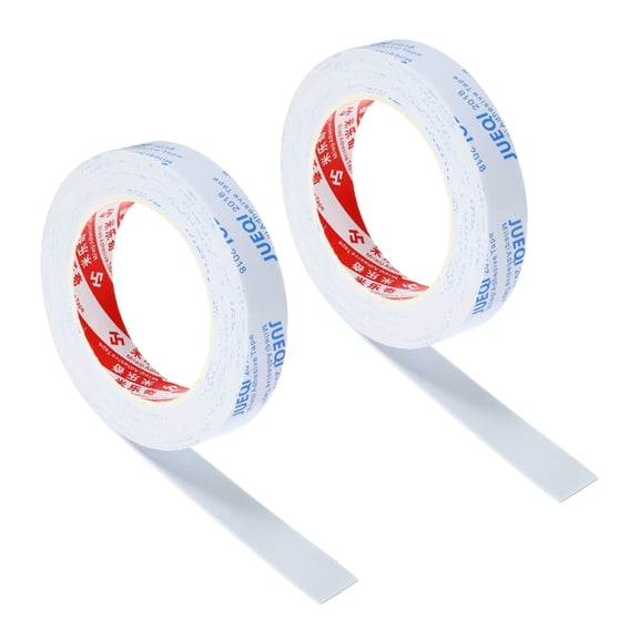 Uxcell 3/4"W x 3/64"T x 16.4Ft EVA Single Sided Foam Tape, White 2Pcs