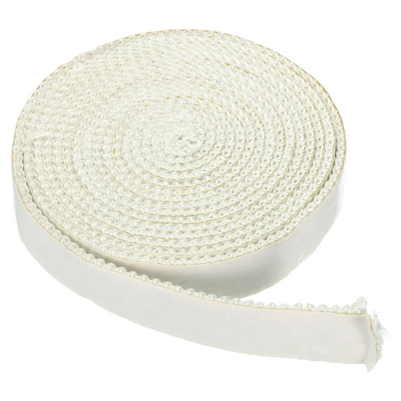 Uxcell 3/4"x 1/8"x118" Wood Stove Gasket, Fiberglass Flat Self Adhesive High Temperature Resistance Seal Rope, White